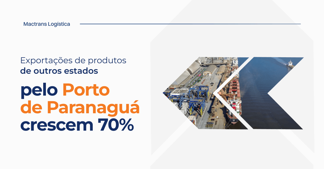 Exportações pelo Porto de Paranaguá crescem 70%